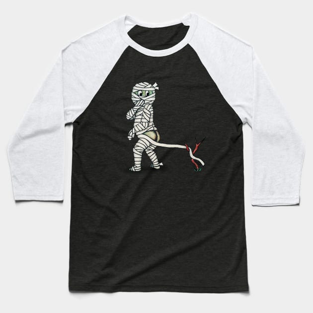 Little Mummy Baseball T-Shirt by JessiLeigh